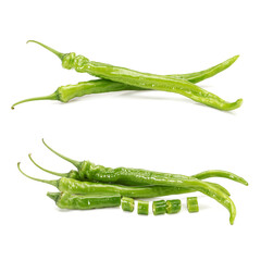 green chili peppers