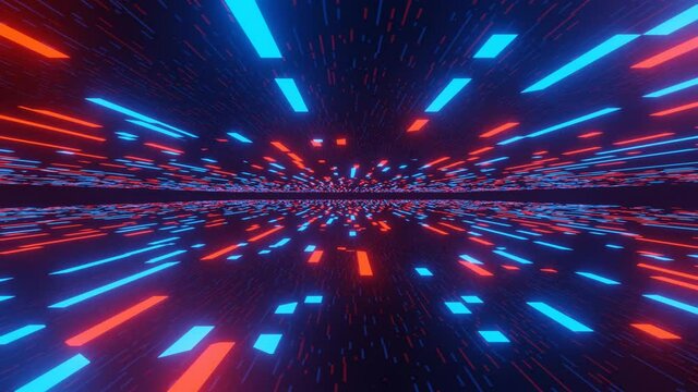 Sci fi space speed motion effect