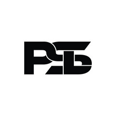 PSL letter monogram logo design vector