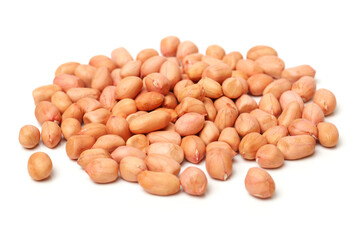 Peanut kernel isolated on white background 