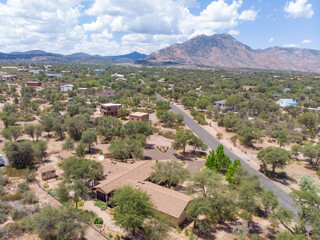 Fototapeta premium Arizona Home On A Piece Of Land