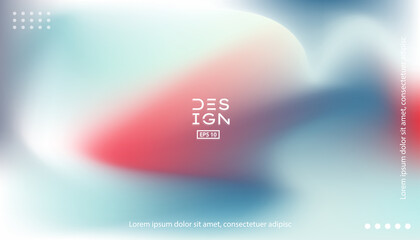 Abstract soft cloud background in pastel colorful gradation style. Modern blurred background.