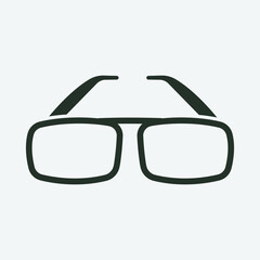 sun glasses vector icon illustration sign 