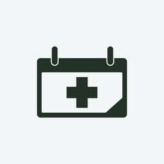 hospital appointment vector icon illustration sign 