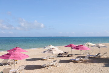 小浜島の綺麗なビーチ