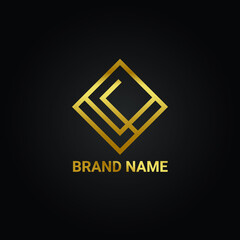 Geometric shape Logo Template for business