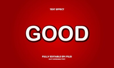 Obraz premium good style editable text effect