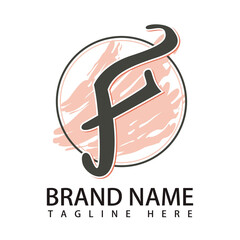 F Letter Logo Icon Vector