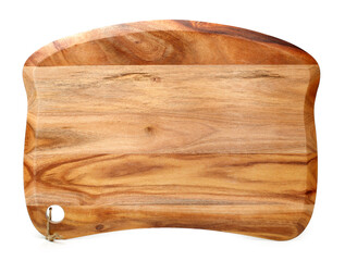 cutting board on white background