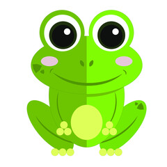 Funny animals, animal drawings, cartoons, simple colors, children's education