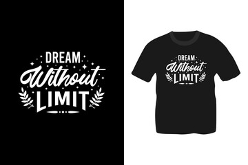 Motivational hand written typography t shirt design. Lettering vintage style.