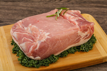 Pork meat piece for cooking