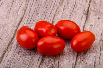 Red bright tasty tomato heap