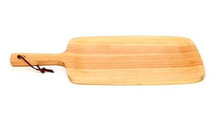 Kitchen wooden board  n white background