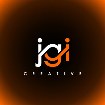 JGI Letter Initial Logo Design Template Vector Illustration