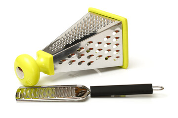 grater for vegetables on white background