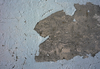 The shadow of the old cement wall surface with cracks , texture , backgrounds for design