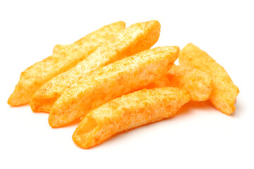  french fries on a white background