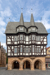 town hall  at central square in Alsfeld, germany