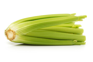 celery on a white background