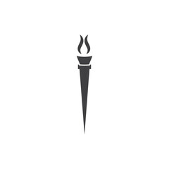 Torch  Logo Template vector symbol illustration design