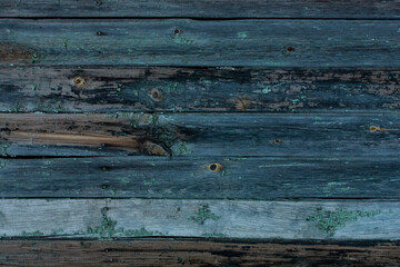 Texture from wooden boards. Old peeling paint