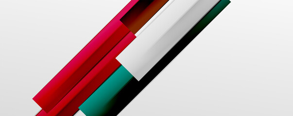 Multicolored lines background. Design template for business or technology presentations, internet posters or web brochure covers