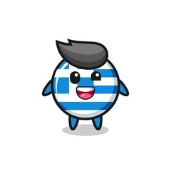 illustration of an greece flag character with awkward poses