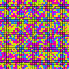 Abstract Geometric Pattern generative computational art illustration