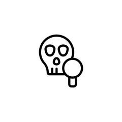 Anthropology Education Outline Icon, Logo, and illustration