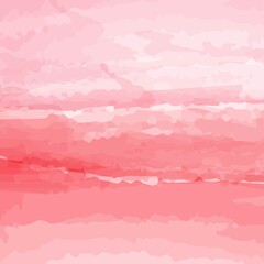 Pastel pink nature painting background vector