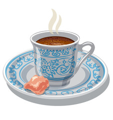 traditional turkish coffee - obrazy, fototapety, plakaty