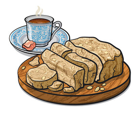 halvah and turkish coffee