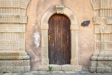 Precious wooden door