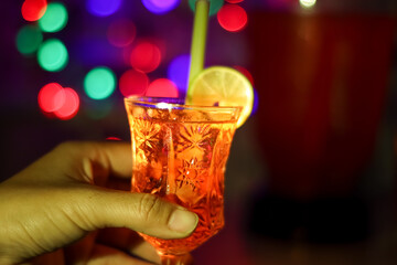 Fototapeta premium Make cocktail drink