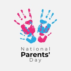 VECTOR ILLUSTRATION FOR NATIONAL PARENTS DAY 