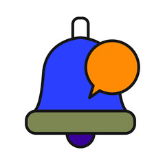bell notification icons symbol vector elements for infographic web