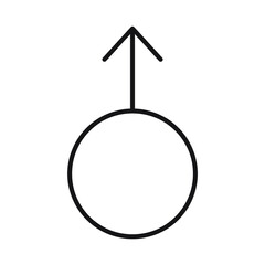 Fototapeta premium gender icons symbol vector elements for infographic web