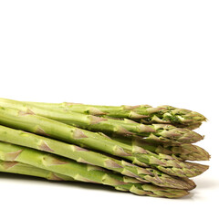 Asparagus on a white background