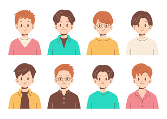 若い男性セット