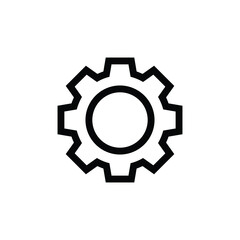 gear icon design template vector