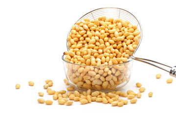 soybean isolated on white background