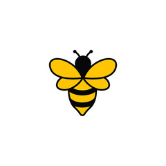 bee icon design template vector