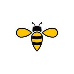 bee icon design template vector