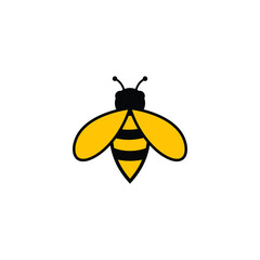 bee icon design template vector