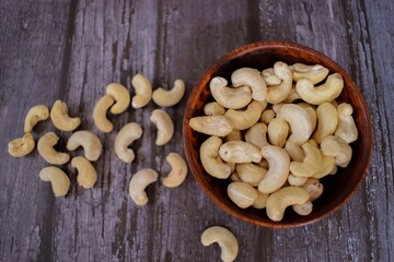 bowl with cashew nuts