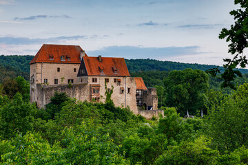 Fototapeta na wymiar The castle of Tannenburg at Nentershausen in Hesse
