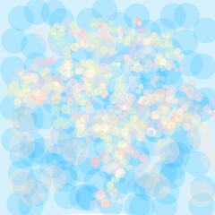 abstract background with flowers