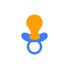 pacifier icon design template vector