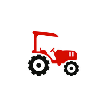 tractor icon design template vector